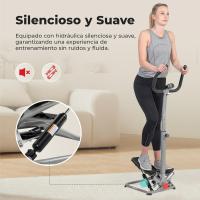 Stepper Giratorio con Manillar para Ejercicios en casa, Equipo Cardiovascular de bajo Impacto para un Entrenamiento Completo, con opción Escalador de Fitness Inteligente - details 2