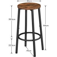 Encimera de Cocina Industrial Estilo Bar Acuado Vintage Marrón para Restaurante, Bar y Sala de Fiesta - details 4