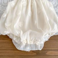 Nuevo Traje De Verano Para Bebés Niñas Con Bata De Rosas Y Pantalones Acolchados Conjunto De Camiseta Y Pantalón Estilo Lindo Y Cómodo Para El Día De Los Cien Días - details 8