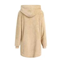 Chaqueta con cremallera y capucha de manga larga para mujer, nueva, holgada, de felpa, de invierno - details 19