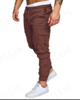 Pantalones deportivos elásticos sueltos para hombre con encaje, pantalones con entrepierna abierta, moda casual - details 19