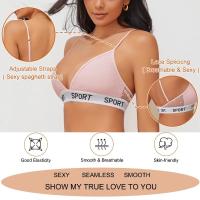 2 unids/set de sujetadores de encaje sexis para mujer, bragas brasileñas con perspectiva de cintura baja, sujetador suave inalámbrico para mujer, conjunto de sujetadores push-up para mujer - details 2