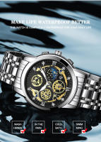 Reloj de pulsera para hombre de negocios resistente al agua hasta 30 m - details 7