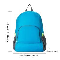 Mochila ultraligera plegable para hombre y mujer, bolsa de viaje para acampar, senderismo, montañismo, deportes al aire libre, 2024 - details 0