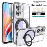 Funda De Soporte de Anillo Magnético Transparente, Galvanoplastia Para OPPO A79 5G - details 4