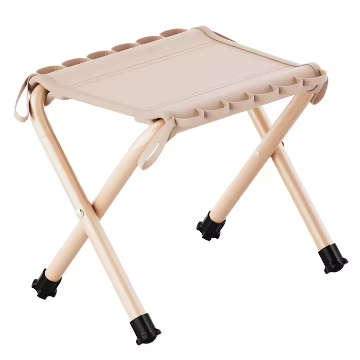 Taburete Plegable Portátil de Metal Pintura Eléctrica Antideslizante Impermeable - 1