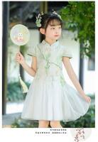 Hanfu para niñas, novedad de verano, falda de princesa nacional, vestido Cheongsam de estilo antiguo de hadas para niños - details 4