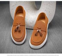Zapatos Oxford de cuero de vestir de diseñador para hombre, puntiagudos y fáciles de usar, serie de zapatos casuales de talla grande - details 10