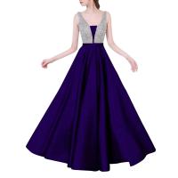 Elegante Vestido de Noche de Secuencia Corte Alto y Vibrante para Mujeres - details 2