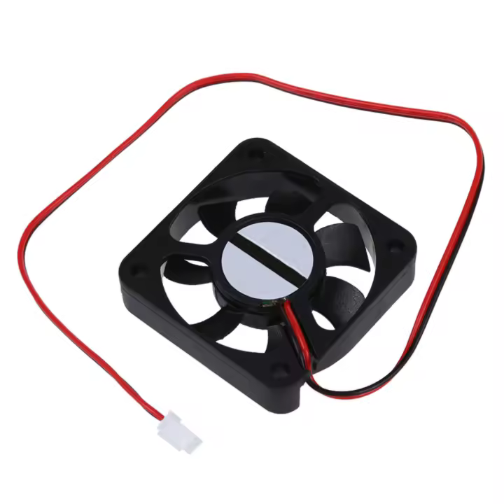 Ventilador de refrigeración sin escobillas, conector de 2 pines, CC de 12V, 50mm x 50mm x 10mm - 1