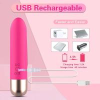 Leten Vibrador Potente Bala USB Estimulador Clitorial para Mujeres 14 Velocidades - details 3