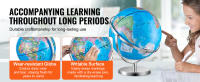 SucceBuy Globo terráqueo giratorio con soporte, 13"/330,2 mm, 720 °   Globo ABS educativo para niños, aprendizaje en el aula - details 4