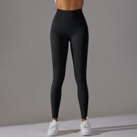 Leggings de yoga sin costuras para mujer, ropa deportiva de entrenamiento, pantalones deportivos de cintura alta - details 8