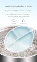Vajilla de silicona para bebés, comederos, platos, baberos, tazas Accesorios de alimentación ventosas Caja de regalo con tazas para chupetes y utensilios de alimentación Vajilla para niños pequeños - details 6