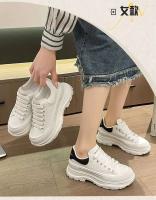 2024 primavera nuevo M05 zapatos de tenis de encaje Casual para hombres blanco de corte bajo deportes y ocio invierno fondo grueso - details 15
