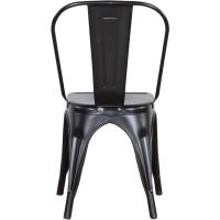 Juego de 4 Sillas de Comedor de Metal Vintage Industrial Adecuado para Uso Interior y Exterior - details 7