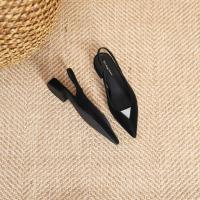 Zapatos planos con punta en punta y tira trasera poco profunda de nuevo estilo - details 16