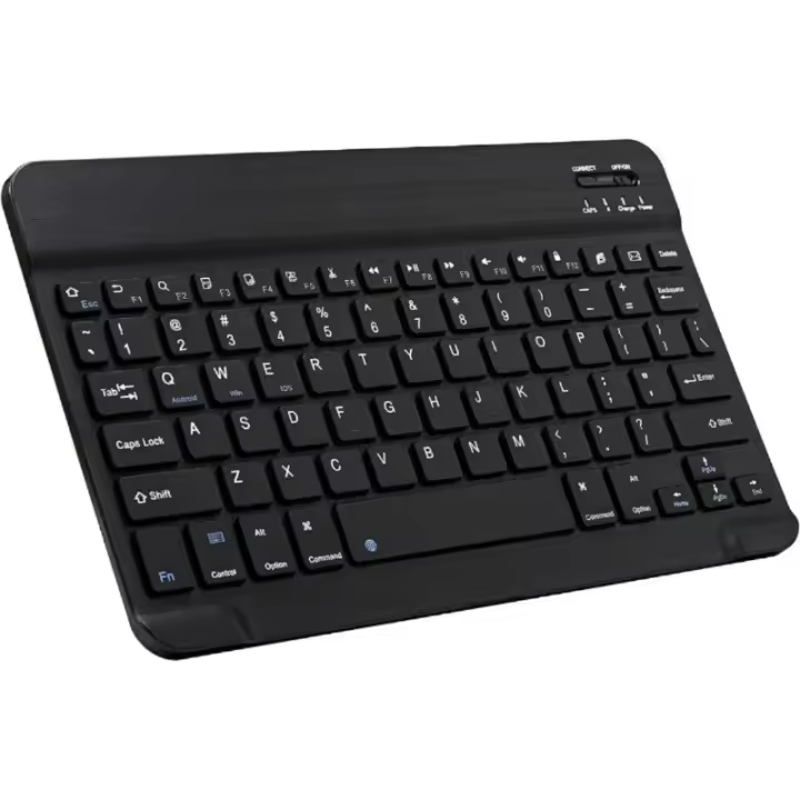 Miniteclado inalámbrico Portátil con Bluetooth, recargable para Apple, iPad, iPhone, Samsung, tableta, teléfono, iOS, Android, Windows - 1