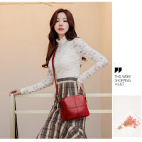 Bolso pequeño de moda tipo cubo, de cuero suave, nueva versión coreana, estilo simple, bolso bandolera de hombro, bolso informal. - details 8