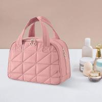Bolso acolchado de maquillaje para mujer, organizador de maquillaje de gran capacidad, bolsa de cosméticos para artículos de tocador, accesorios, mochila de lujo de alta gama - details 1