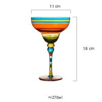 Cola hecha a mano colorida roja alta copas de champán copa de vino accesorios de Bar Barwar - details 13