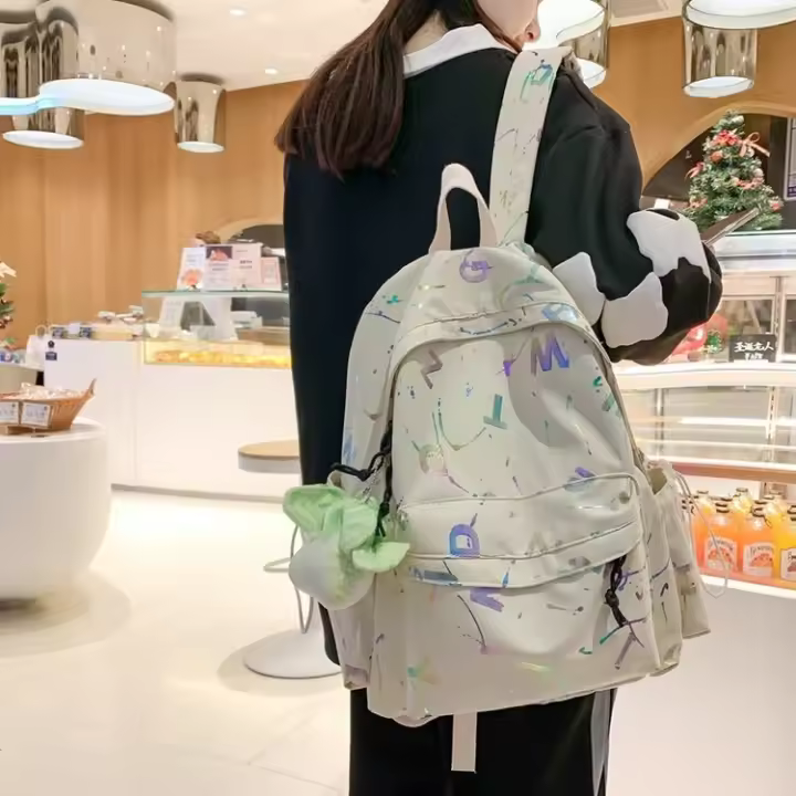 Mochila De diseño Harajuku sense nicho, simple y versátil, estudiante de secundaria junior ins, mochila para estudiantes de secundaria - 1