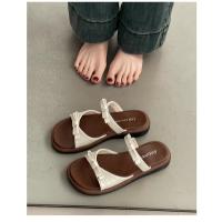 Sandalias Planas para Mujer Verano 2025 Diseño Moderno Versátil con Doble Lazo - details 8