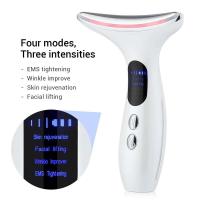Dispositivo de belleza para el cuello, 3 modos, EMS, estiramiento Facial, eliminador de papada, LED, antiarrugas, masajeador Facial para apretar la piel - details 8