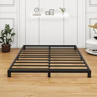 Cama con Plataforma de Metal, Marco de Cama de 140 x 200 cm, Cama de Metal con somier de láminas de Metal, Moderna Cama de Metal para Adultos, niños, Adolescentes, fácil Montaje - details 32