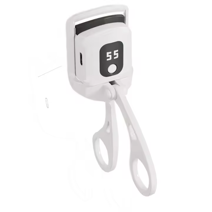 Rizador de pestañas térmicas, recargable con pantalla digital para levantar y rizar las pestañas naturales - 1