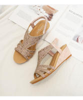Zapatos bohemios de talla grande para mujer, zapatos de verano ligeros y sencillos para mujer, sandalias de tacón de cuña, zapatos de madre para mujer - details 10