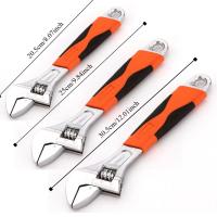 Llave de apertura ajustable de 8/10/12 pulgadas, llave Universal de alta resistencia con mango largo, llave dinamométrica Flexible de acero al carbono - details 0