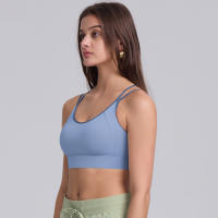 Hamidou-Sujetador de Yoga para mujer, ropa de Pilates de alta intensidad a prueba de golpes, con correas de hombro cruzadas absorbentes de golpes, para gimnasio - details 20