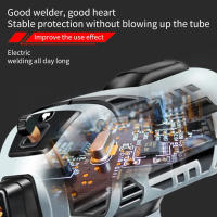 Máquina de soldadura, ametralladora de soldador de arco portátil de 4600 W, máquina de soldadura de mano de pie IGBT, máquina de soldadura láser, 6 ajustes de corriente variable, kit de máquina de soldadura de 110 V - details 2