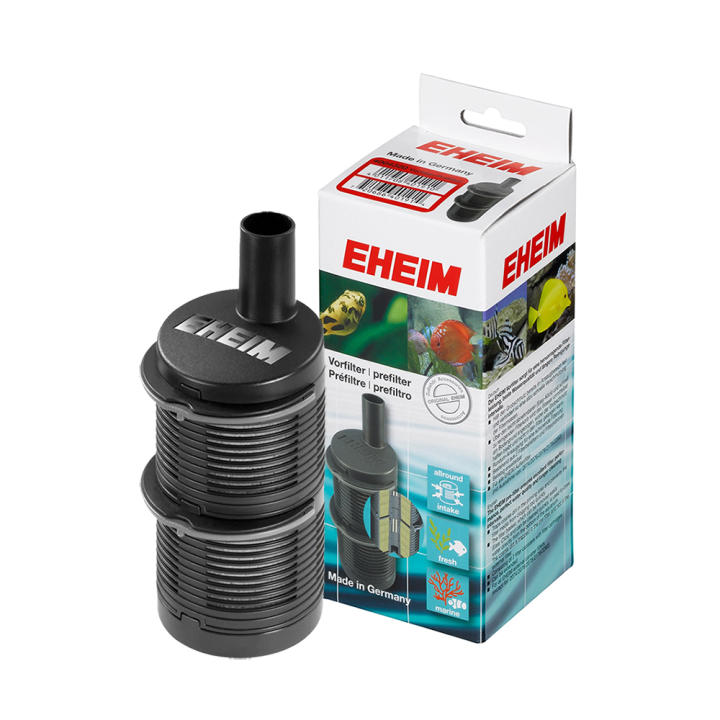 EHEIM Bote externo y prefiltro Powerhead con cartuchos de filtro para limpieza rápida de agua de pecera de acuario