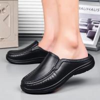 Zapatos De Chef Para Hombre, Zapatillas De Negocios, Cubierta Impermeable Para El Dedo Del Pie, Zapatillas Diarias De Talla Grande 39-46, Mocasines, Zapatos De Cocina A Prueba De Aceite - details 20