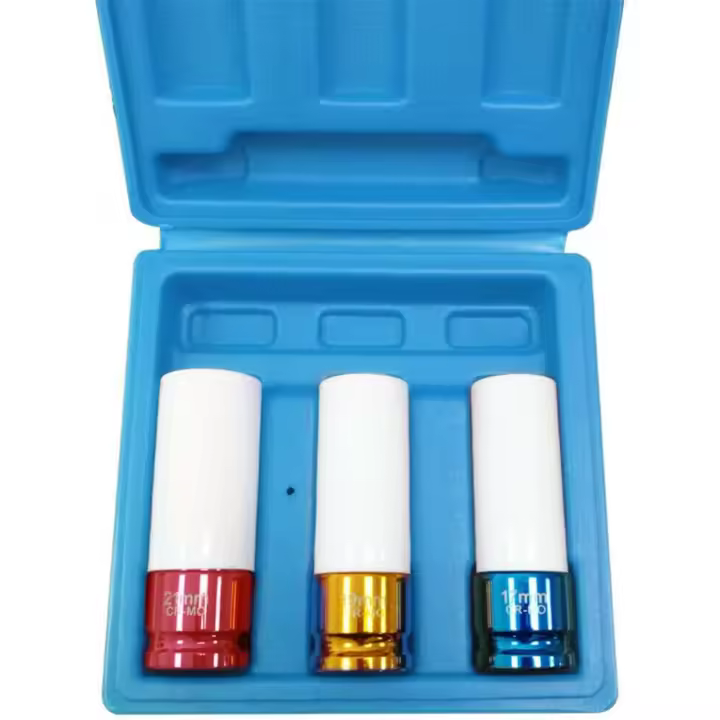 3-tlg-1/2 unidades de papel Kraft, Schoneinsätze Steckschlüssel-Satz, 17mm/19mm/21mm - 1