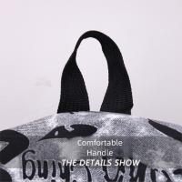 Mochila escolar de gran capacidad con grafiti para estudiantes, mochila informal de moda para mujer, mochila escolar con colgante de dibujos animados para niña que se desplaza - details 2