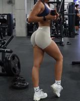 Pantalones Cortos de Yoga de Cintura Alta Fortalecimiento de Deportes para Mujeres - details 8