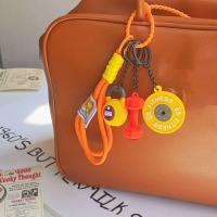 Llavero de fitness tejido a mano, mini mancuerna antipérdida, llavero para amantes del gimnasio, colgante de cuerda de nailon con placa de peso. - details 9