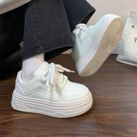5 nuevos zapatos deportivos versátiles informales pequeños blancos para mujer - details 5