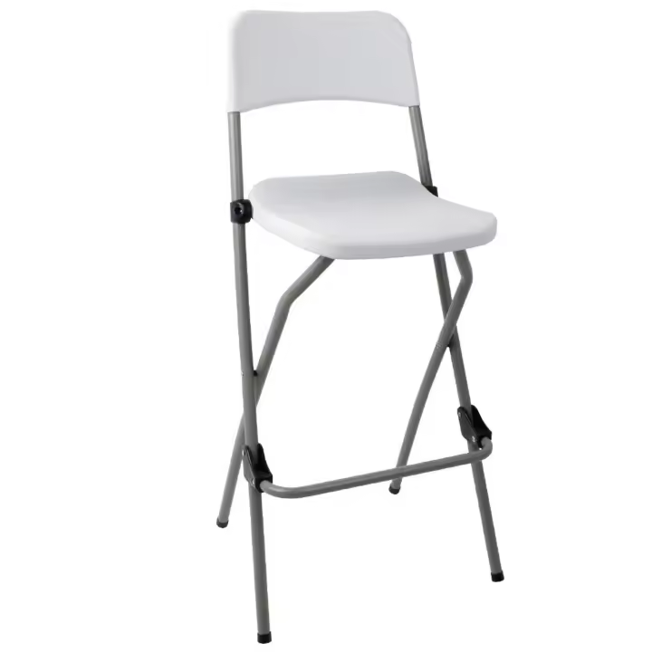 con asiento de plástico y marco de acero inoxidable, para la cocina. - 1