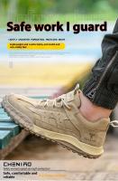 Hombre anti-perforación anti-desgarro obra de construcción seguro de trabajo zapatos de chapa de acero zapatos aislados de seguridad zapatos deportivos - details 3