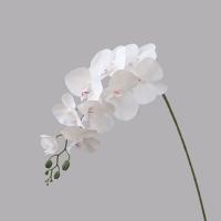 9 ramas artificiales de Phalaenopsis de cabeza, flor de orquídeas de mariposa Artificial hecha a mano realista, flores falsas de tacto Real - details 2