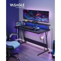 Mesa de Juegos con Luces LED y Enchufes Tamaño 60 x 120 x 76cm Elegancia Rústica Marrón - details 36