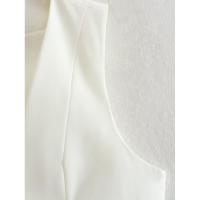 BUNO-Chaleco sin mangas para mujer, chalecos elegantes con cuello en V y una sola botonadura, Tops blancos elegantes - details 18