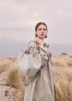 Bolso de mano de color sólido para mujeres, material de cuero de vaca, bolso de axila, moda - details 12