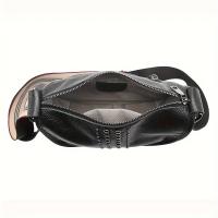 Bolso Bandolera Moderno con Diseño de Tachuelas, Elegante Bolso de Hombro con Correa Ancha Ajustable y Cierre de Cremallera - details 6