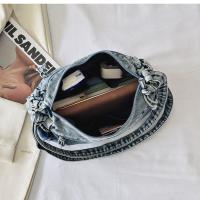 Bolso cruzado Retro vaquero de tela vaquera con cremallera de alta capacidad para mujer, bolso para axila, bolso de lona con correa ajustable, ropa informal - details 13