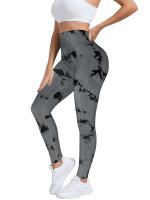 Pantalones de Yoga de Cintura Alta con Nudo de Melocotón Malla Deportiva de Cintura Larga Sin Costuras para Levantamiento de Abdomen y Glúteos en Mujeres - details 0